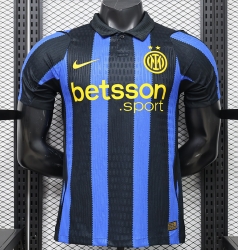 2627 Inter Milan Home Player Version Soccer Jersey